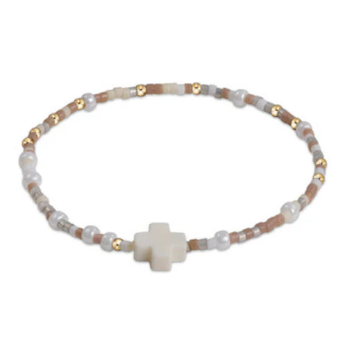 egirl hope unwritten signature cross bracelet - say it ain't snow by enewton