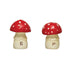 Mushroom Shaped Salt and Pepper Shakers