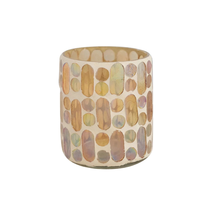 Mosaic Glass Tealight Holder - A. Dodson's