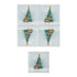 4" Square Paper Holiday Tree Napkins