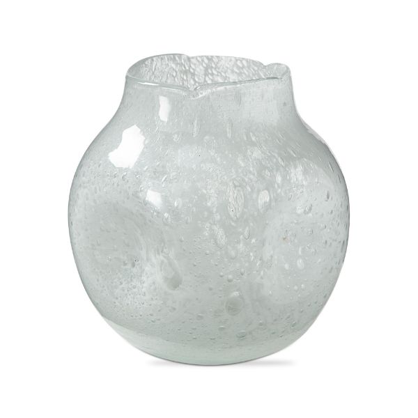 art glass vase - white - A. Dodson's