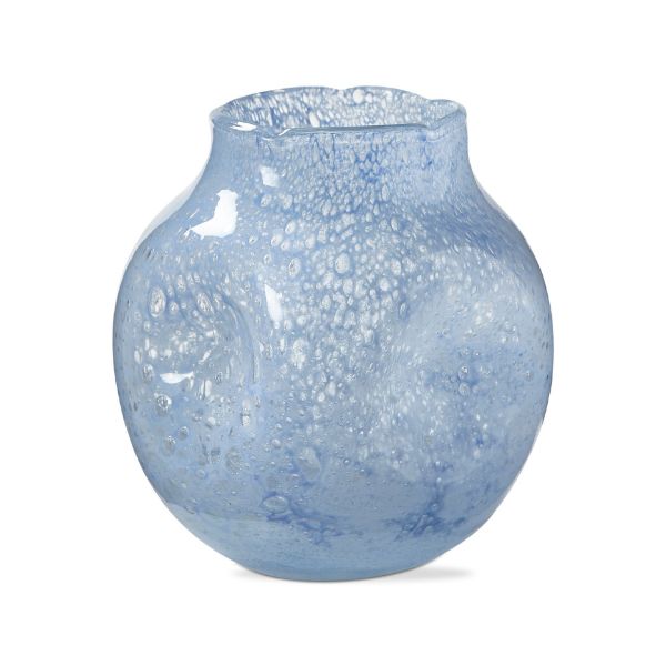 art glass vase - blue - A. Dodson's