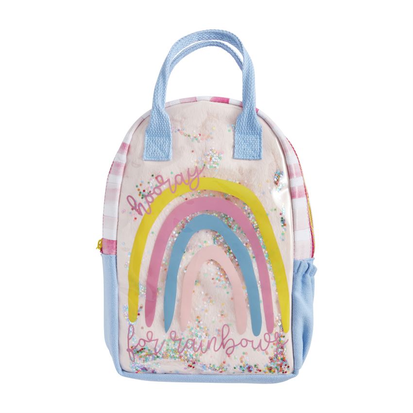 RAINBOW VINYL BACKPACK BY MUD PIE - A. Dodson's