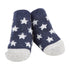 NAVY CHENILLE STAR SOCKS BY MUD PIE - A. Dodson's