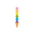 RAINBOW SCOOPS STACKING CRAYONS - A. Dodson's