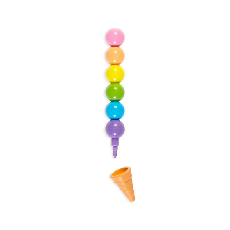 RAINBOW SCOOPS STACKING CRAYONS - A. Dodson's