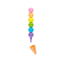 RAINBOW SCOOPS STACKING CRAYONS - A. Dodson's