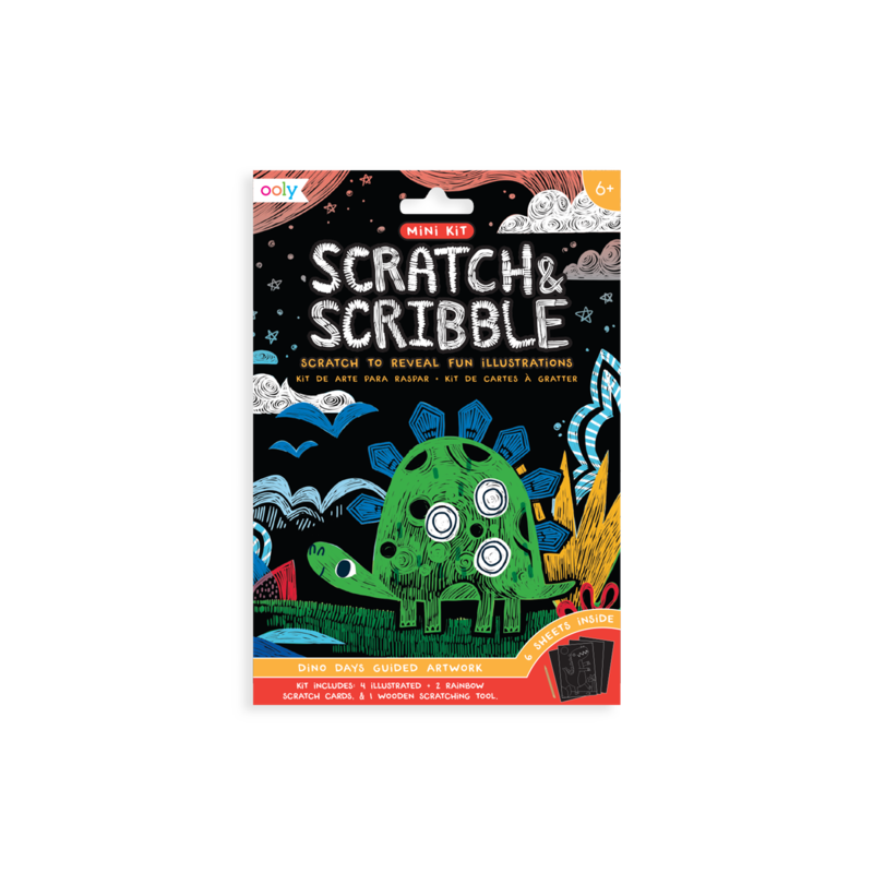 SCRATCH AND SCRIBBLE MINI SCRATCH ART KIT - A. Dodson's