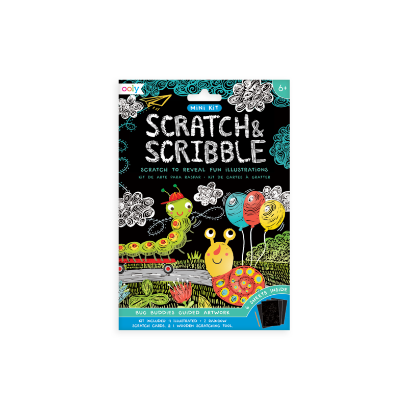 SCRATCH AND SCRIBBLE MINI SCRATCH ART KIT - A. Dodson's