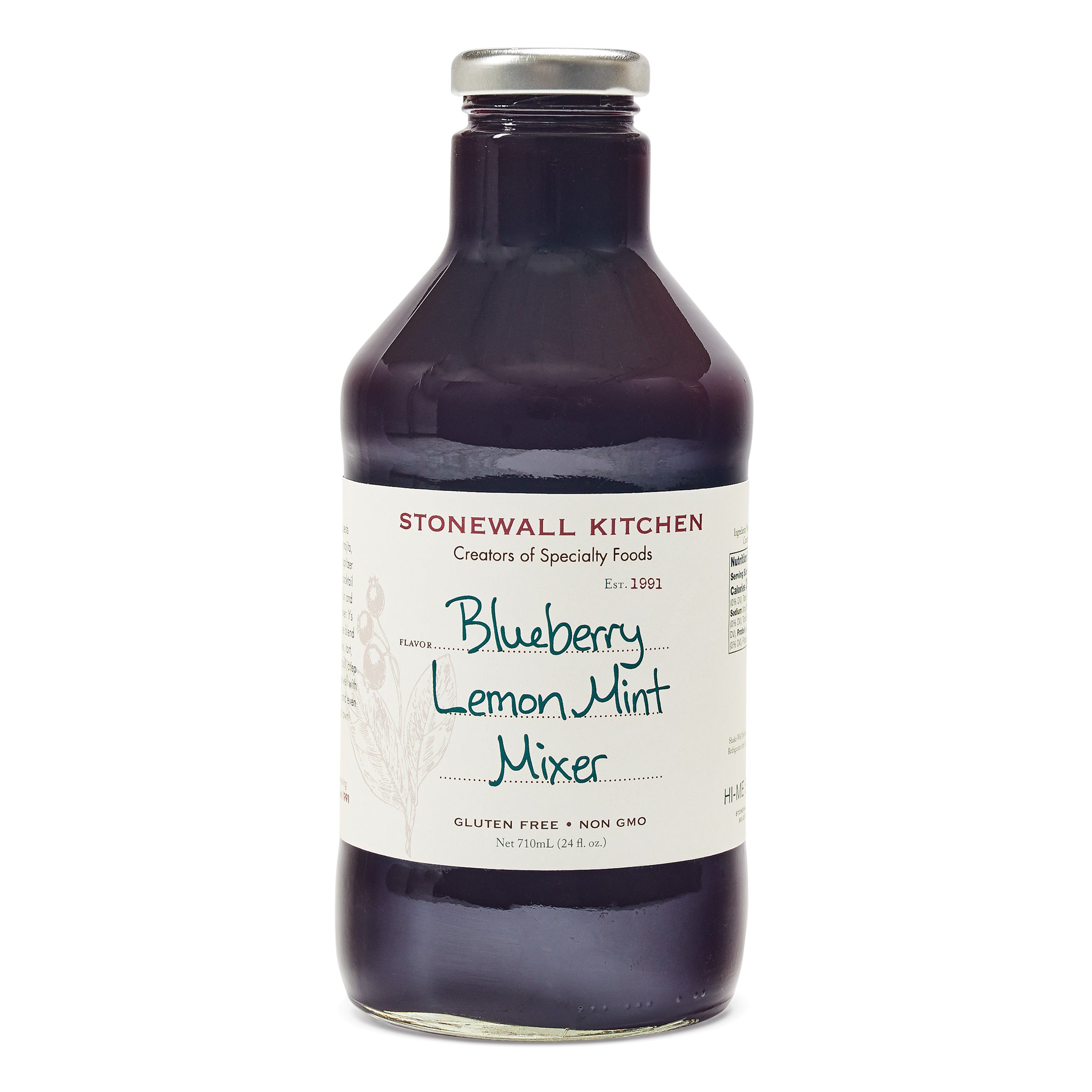 Stonewall Kitchen Blueberry Lemon Mint Drink Mixer - A. Dodson's