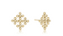 classic beaded signature cross encompass gold studs by enewton - A. Dodson's