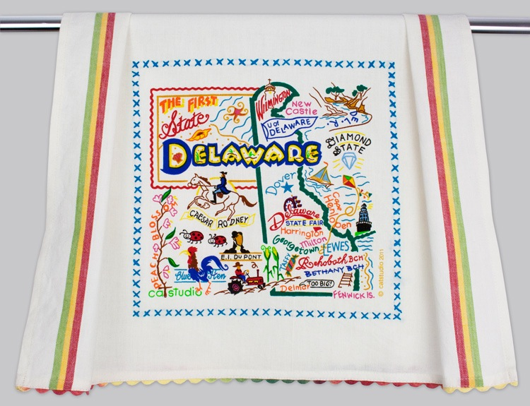 DELAWARE DISH TOWEL BY CATSTUDIO - A. Dodson's