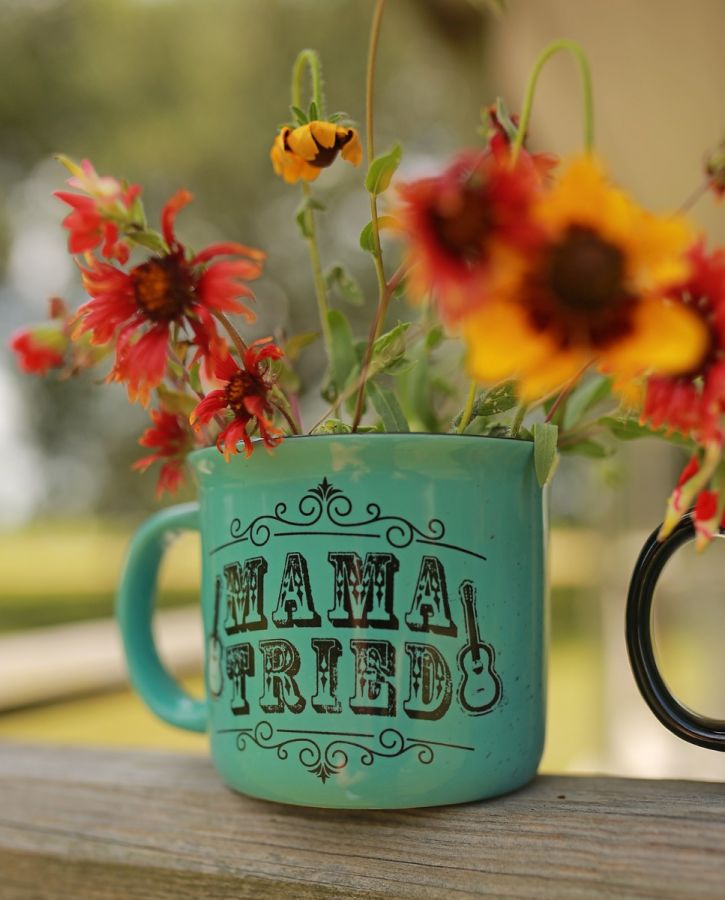 Turquoise Mama Tried Mug - A. Dodson's