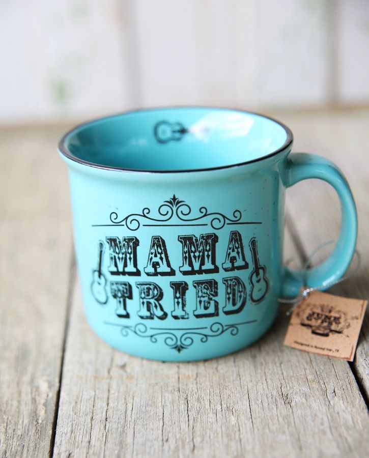 Turquoise Mama Tried Mug - A. Dodson's