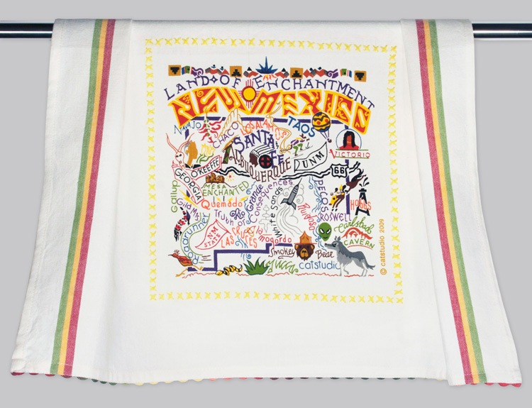 NEW MEXICO DISH TOWEL BY CATSTUDIO - A. Dodson's