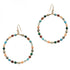 MULTI-COLORED BEADED EARRINGS - A. Dodson's