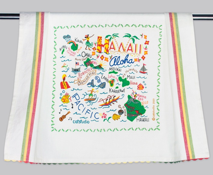 HAWAII DISH TOWEL BY CATSTUDIO - A. Dodson's