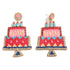 BIRTHDAY CAKE BEADED EARRINGS - A. Dodson's