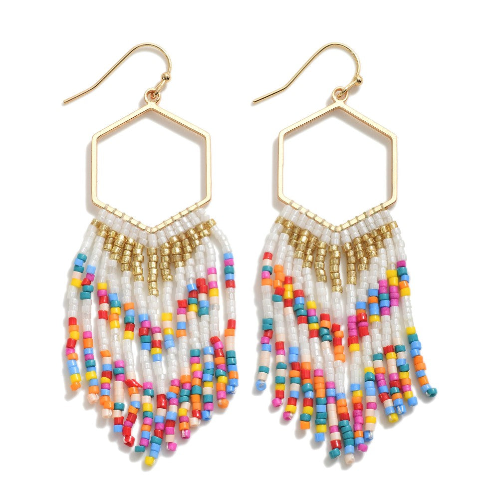 COLORFUL BEADED EARRINGS - A. Dodson's