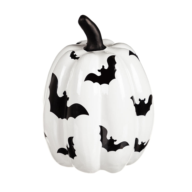 Printed Ceramic Pumpkins, Halloween Night - 3 Sizes - A. Dodson's