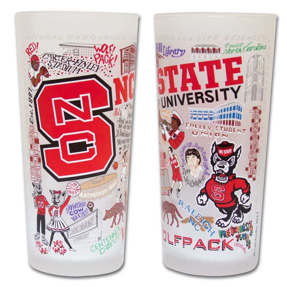 NORTH CAROLINA STATE UNIVERSITY GLASS BY CATSTUDIO - A. Dodson's