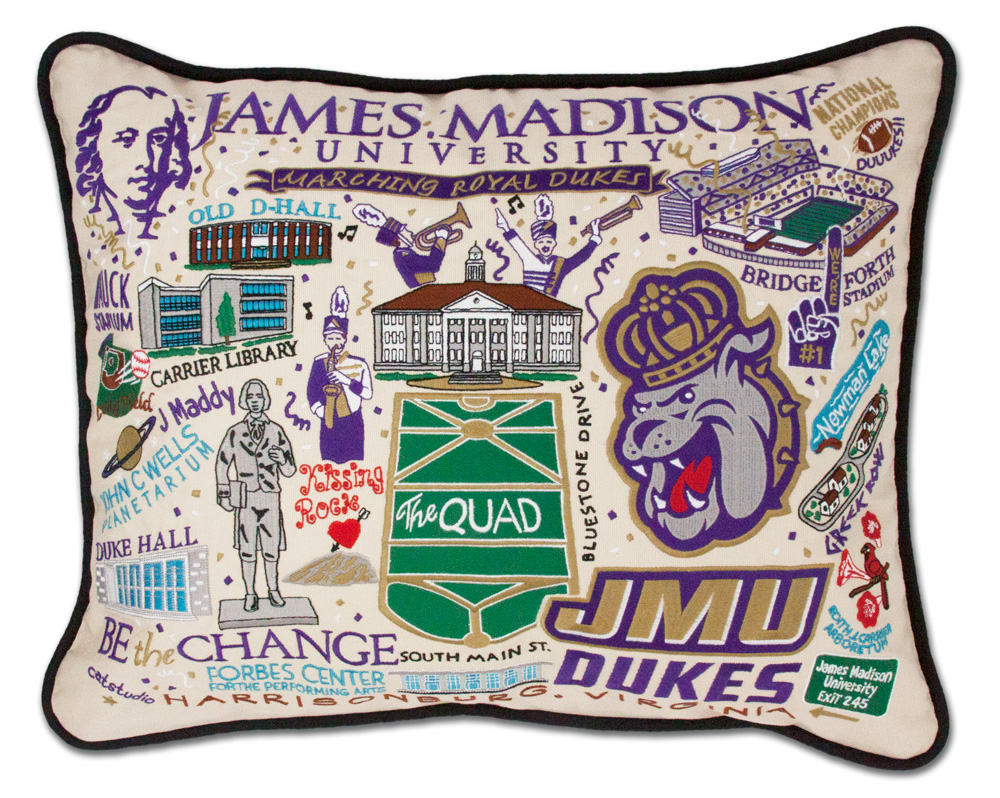 JAMES MADISON UNIVERSITY PILLOW BY CATSTUDIO - A. Dodson's