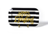 HAPPY EVERYTHING BLACK STRIPE HAPPY EVERYTHING MINI RECTANGLE PLATTER - A. Dodson's