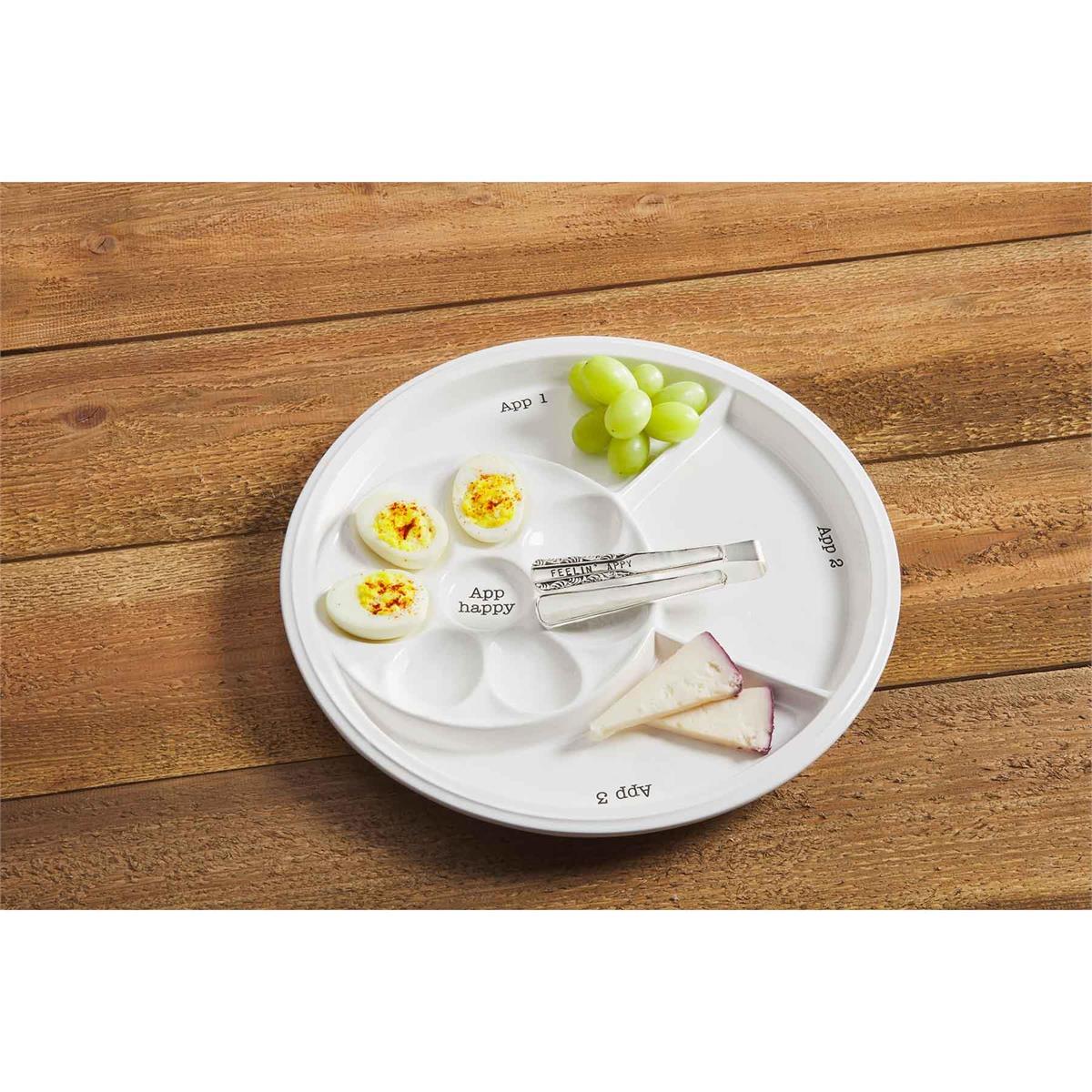 APPETIZER DEVILED EGG PLATTER SET BY MUD PIE - A. Dodson's