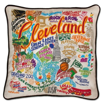 CLEVELAND PILLOW BY CATSTUDIO - A. Dodson's