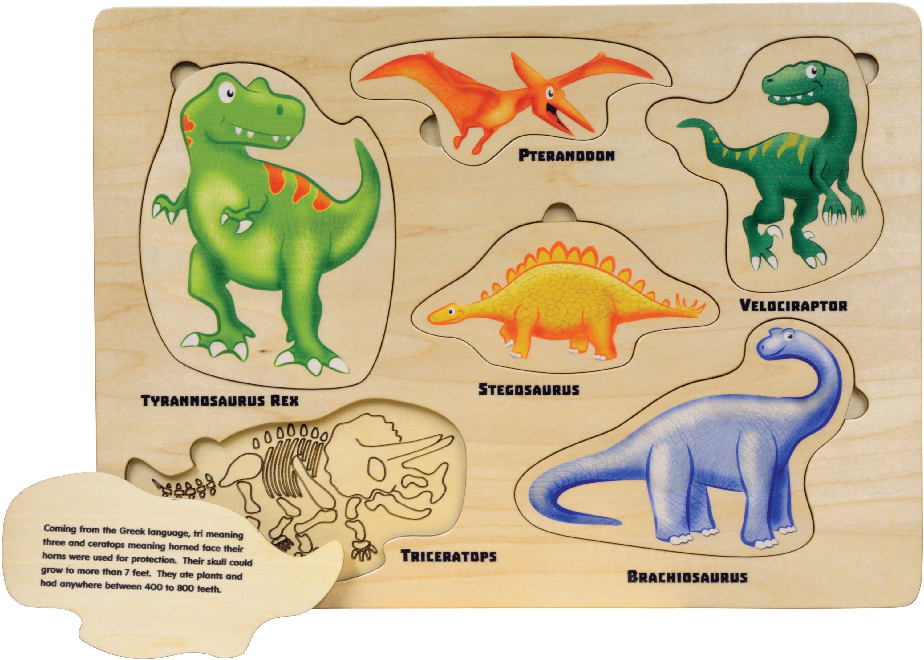 Lift & Learn Dinosaurs Puzzle - A. Dodson's