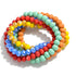 MULTI-COLORED BEADED BRACELET STACK - A. Dodson's