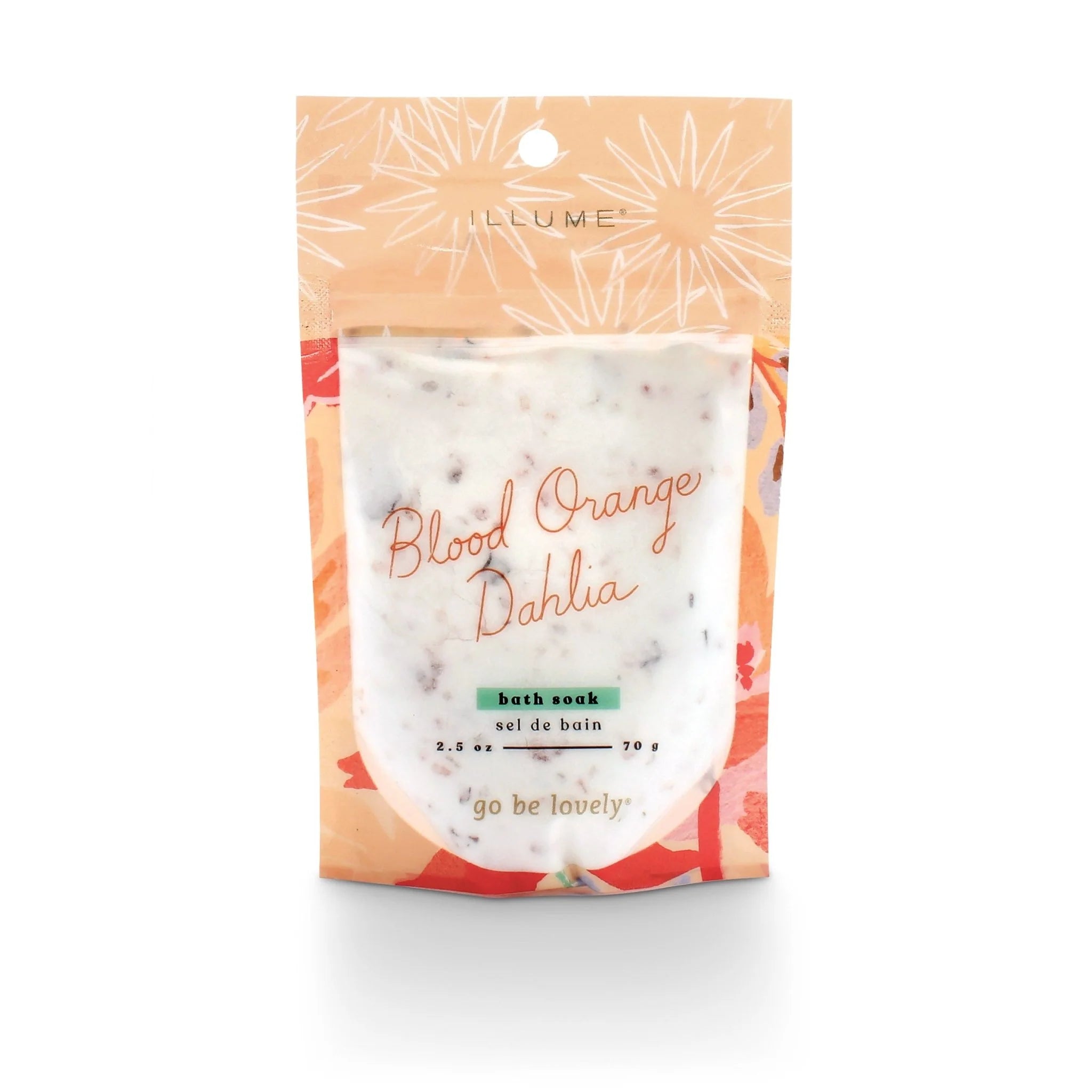 Blood Orange Dahlia Bath Soak with Rose Botanicals - A. Dodson's