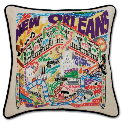 NEW ORLEANS PILLOW BY CATSTUDIO - A. Dodson's