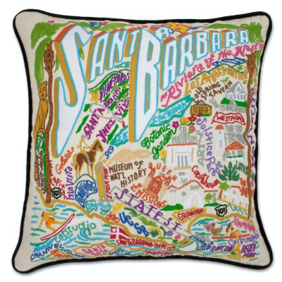 SANTA BARBARA PILLOW BY CATSTUDIO - A. Dodson's