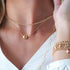 17" choker classic gold 2mm bead by enewton