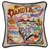 NORTH DAKOTA PILLOW BY CATSTUDIO - A. Dodson's