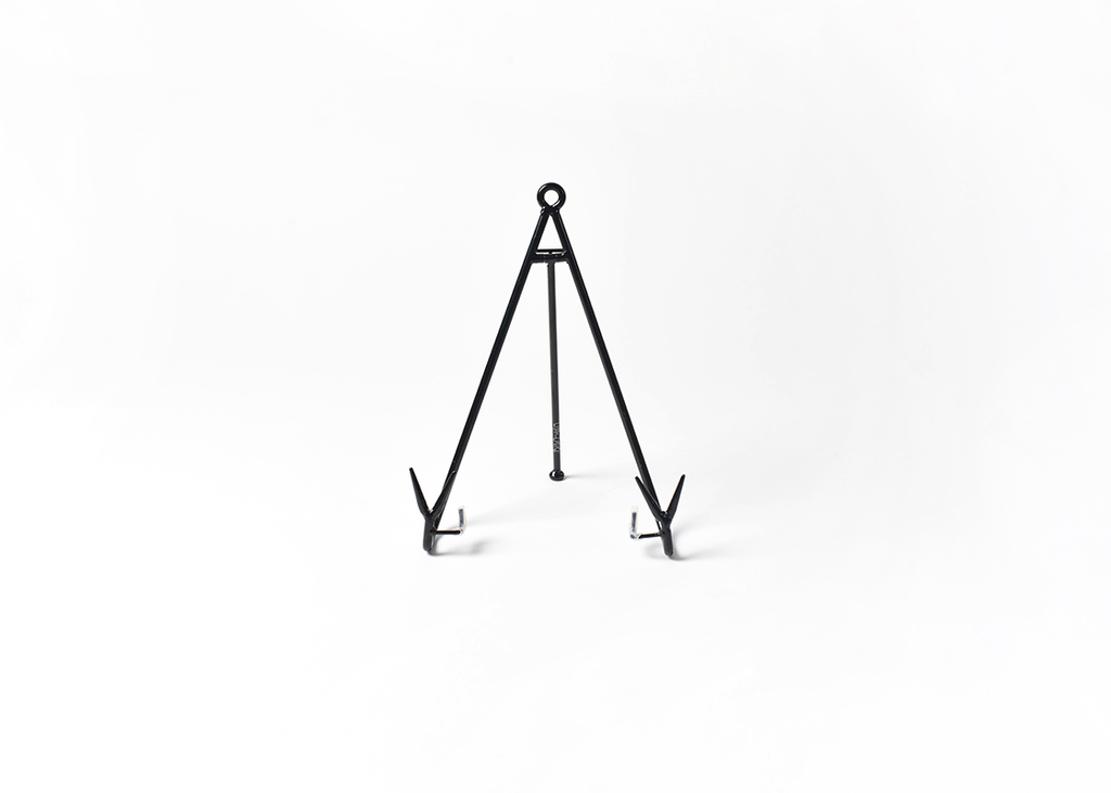 Happy Everything Large Flare Black Plate Stand