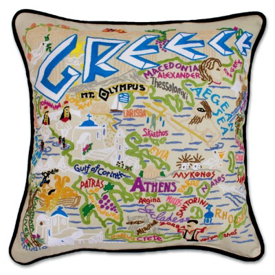 GREECE PILLOW BY CATSTUDIO - A. Dodson's