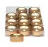 Metallic Gold Shimmer Tealight Candles, Set of 12 - A. Dodson's