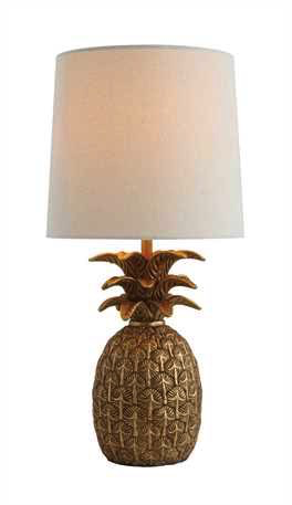 RESIN PINEAPPLE LAMP - A. Dodson's