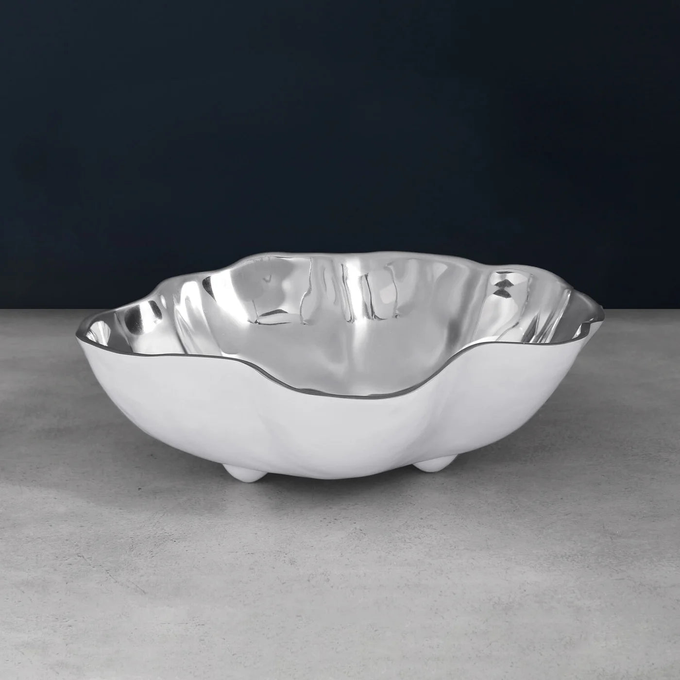 BEATRIZ BALL THANNI Onyx Medium Bowl (White and Silver) - A. Dodson's