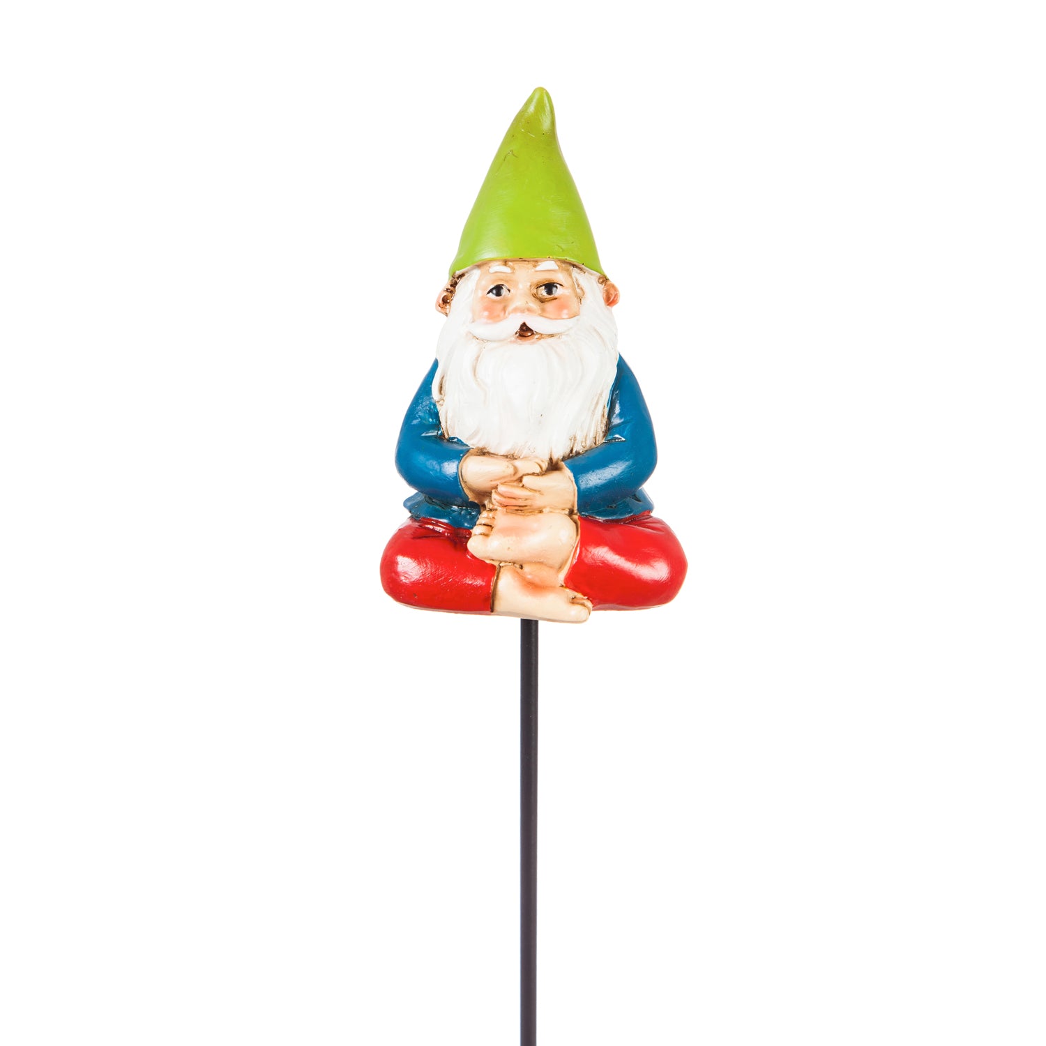 13"H Yoga Gnome Plant Pick