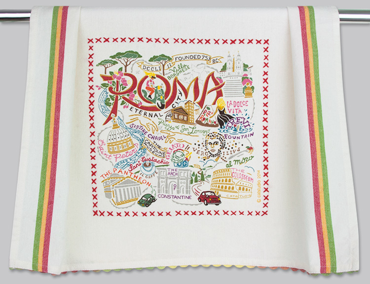 ROMA DISH TOWEL BY CATSTUDIO - A. Dodson's