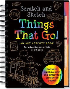 SCRATCH & SKETCH THINGS THAT GO TRACE ALONG - A. Dodson's