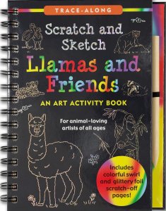 SCRATCH & SKETCH LLAMAS & FRIENDS TRACE ALONG - A. Dodson's