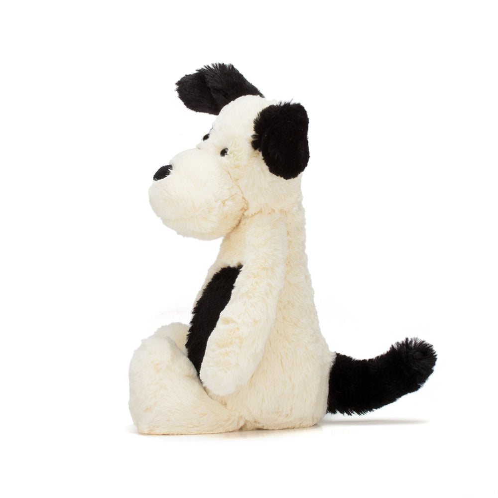 Bashful Black & Cream Puppy - Medium By Jellycat - A. Dodson's