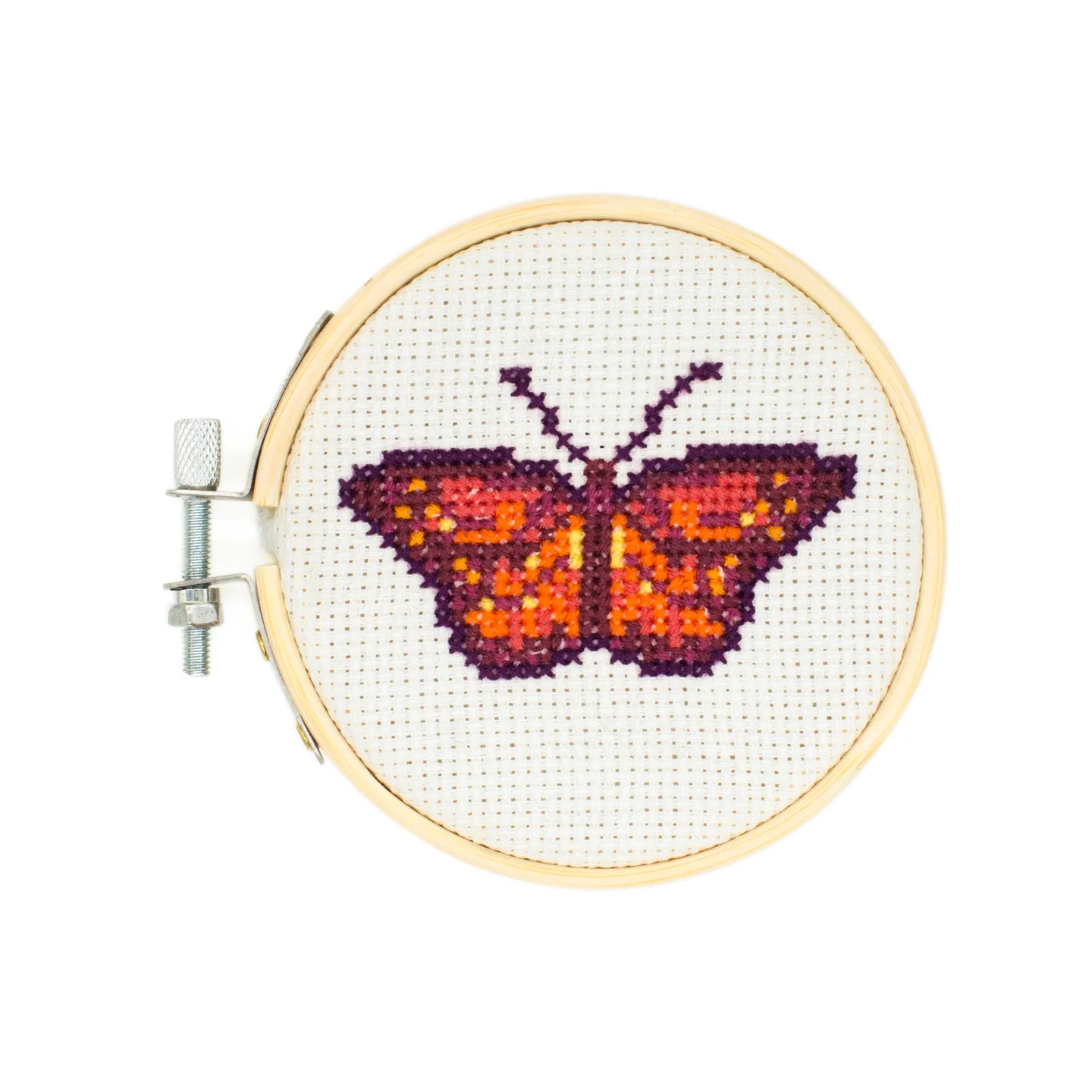 Mini CrossStitch Embroidery Kit Butterfly - A. Dodson's