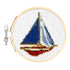 Mini CrossStitch Embroidery Kit Sailboat - A. Dodson's