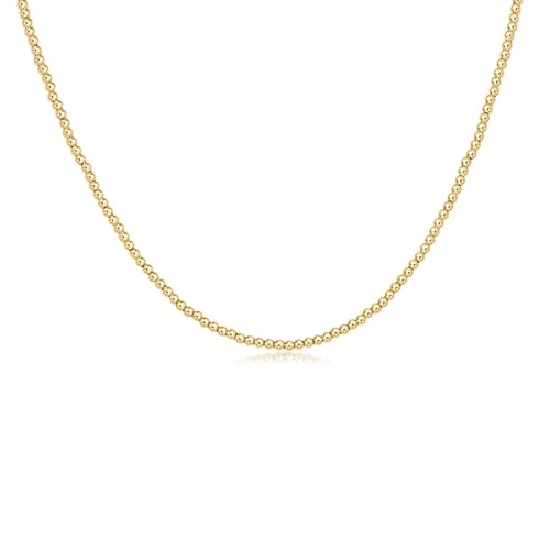 choker classic gold 2mm bead by enewton - A. Dodson's