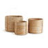 CANE RATTAN MINI ROUND BASKETS, SET OF 3 BY NAPA HOME & GARDEN - A. Dodson's